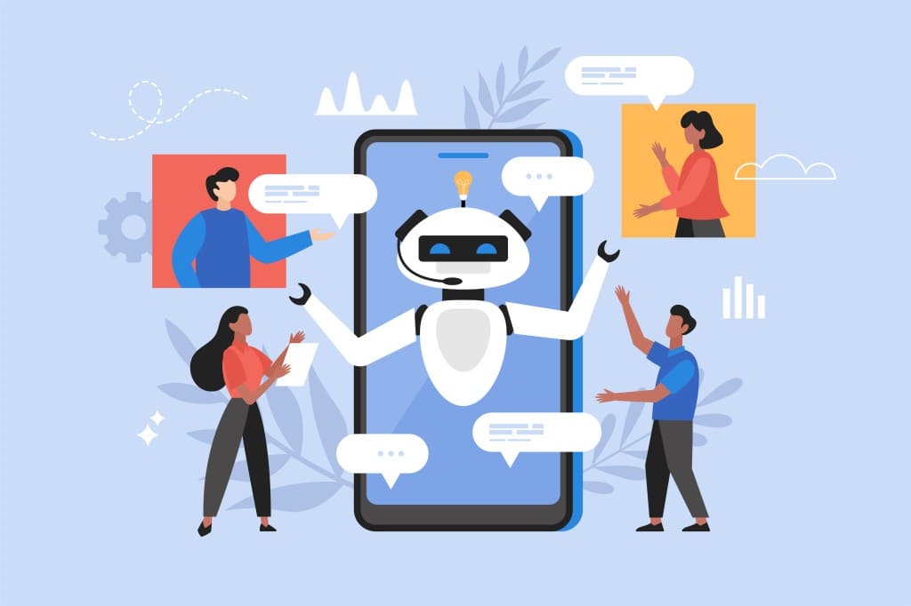 Humans with a robot